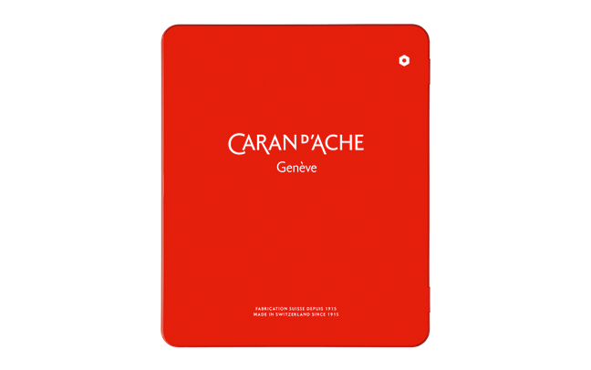 Set of 15 FIBRALO™ Fibre Pen Markers in Metal Box Caran d'Ache