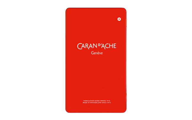 Set of 10 FIBRALO™ Fibre Brush Markers in Metal Box Caran d'Ache