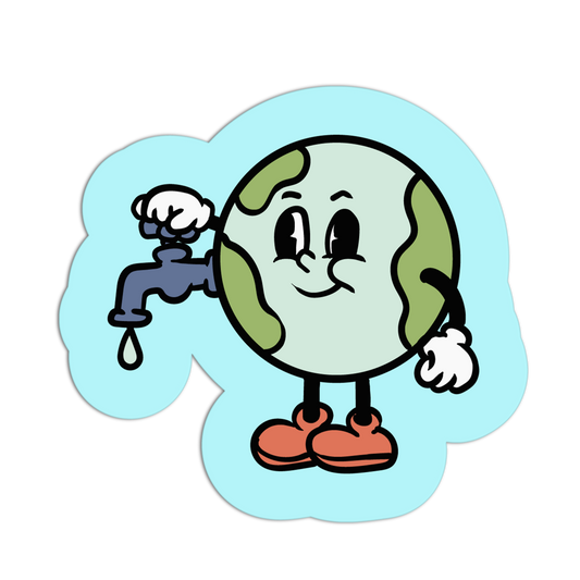 Save Water Earth Day Sticker - The Stkr Store