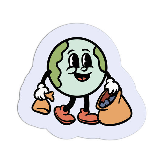 Cleanup Crew Earth Day Sticker