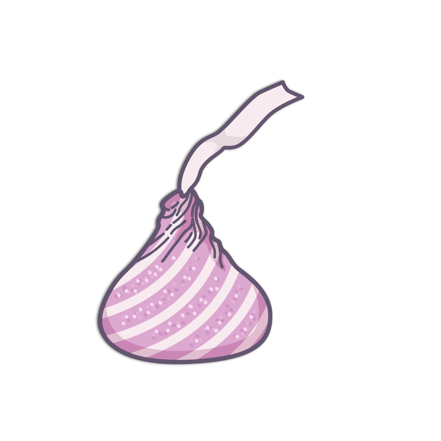 Pastel Kisses Candy - Entry Candies Sticker - The Stkr Store