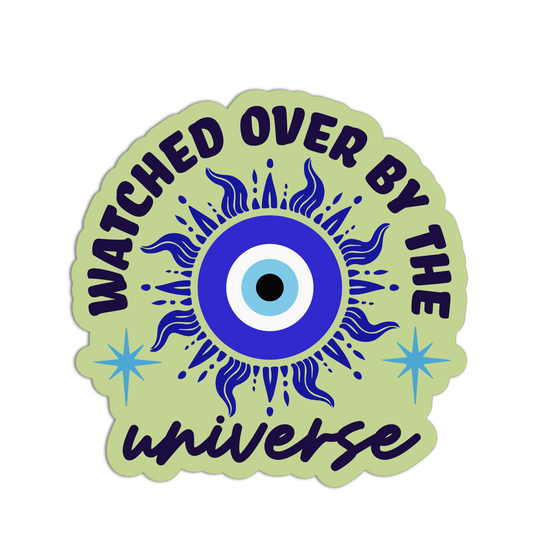Watched Over By The Universe Evil Eye Stickers