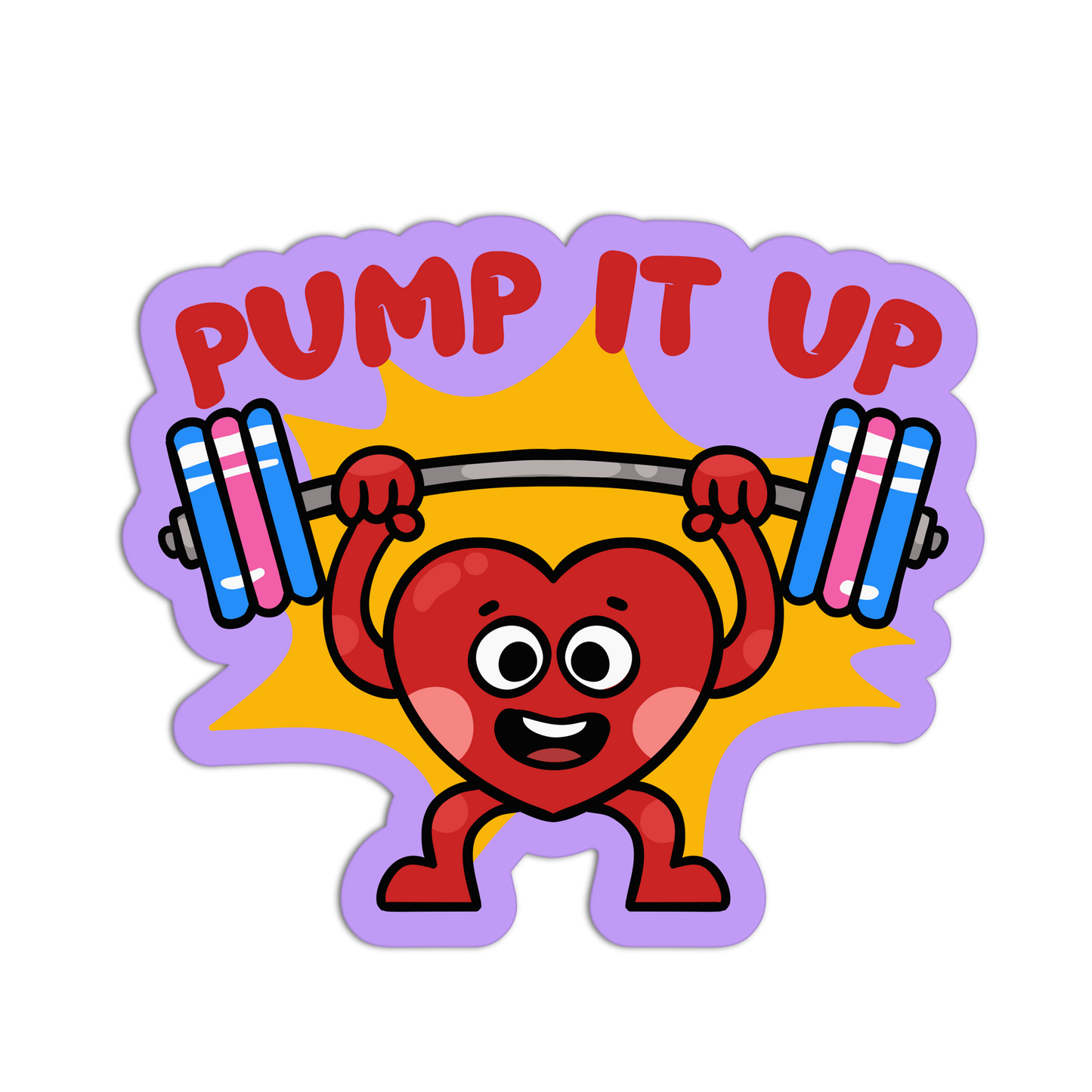 Pump It Up Exercise Stickers