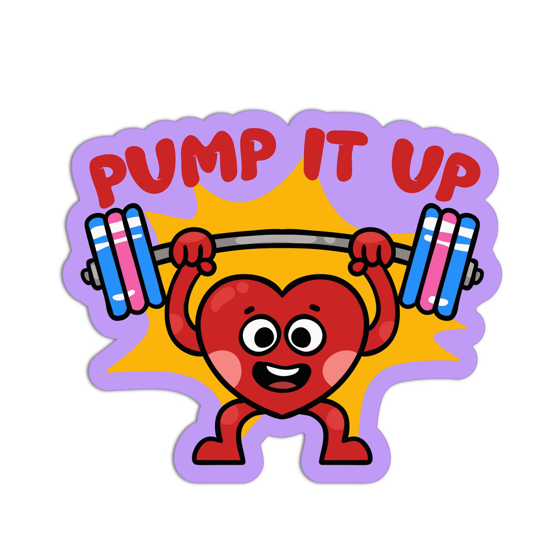 Pump It Up Exercise Stickers