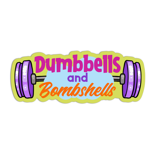 Dumbbells and Bombshells Exercise Stickers