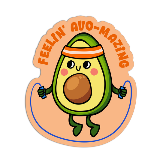 Feelin'Avo-mazing Exercise Stickers