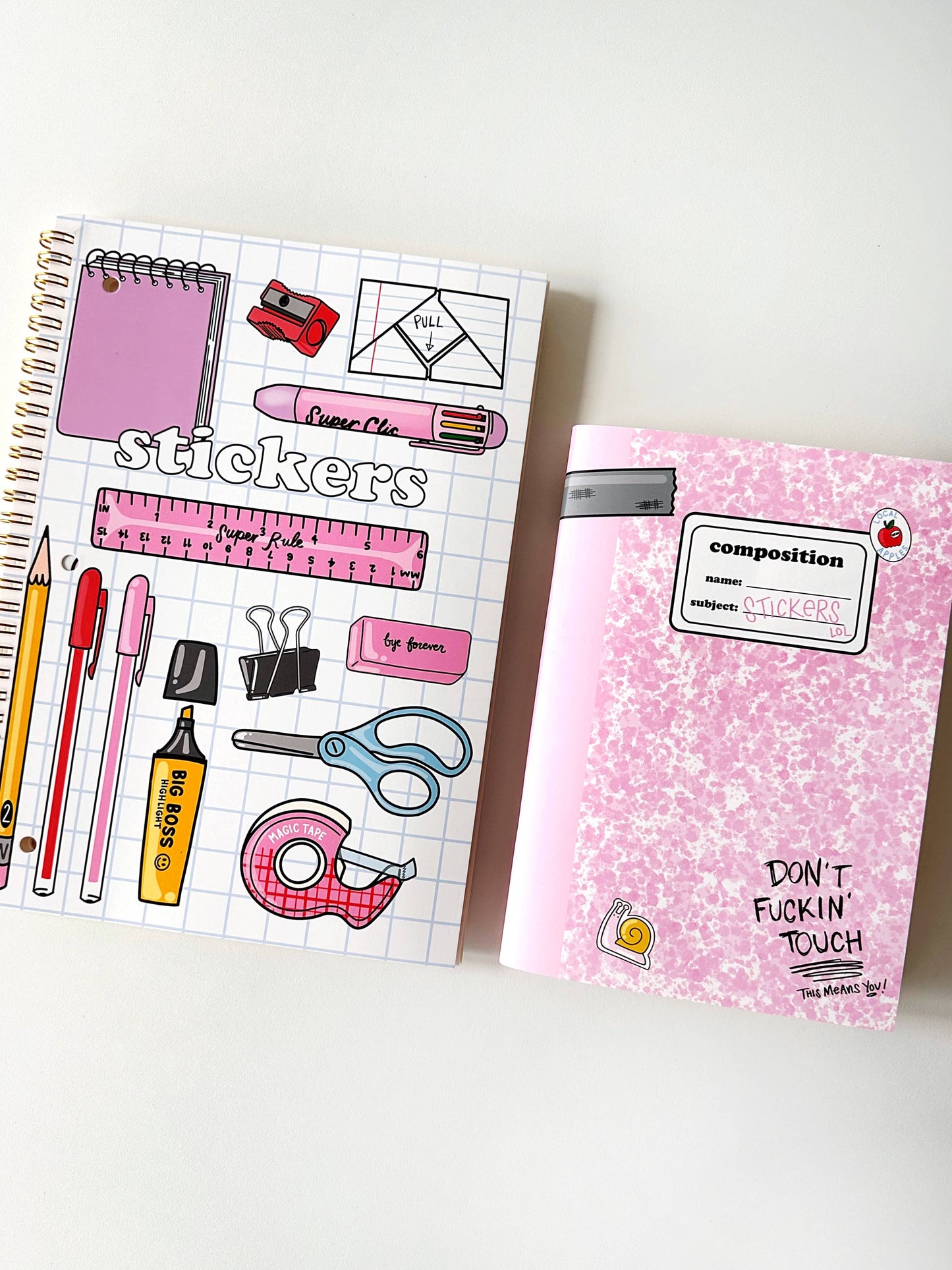 XL Sticker Book - Hello Rainbow Check