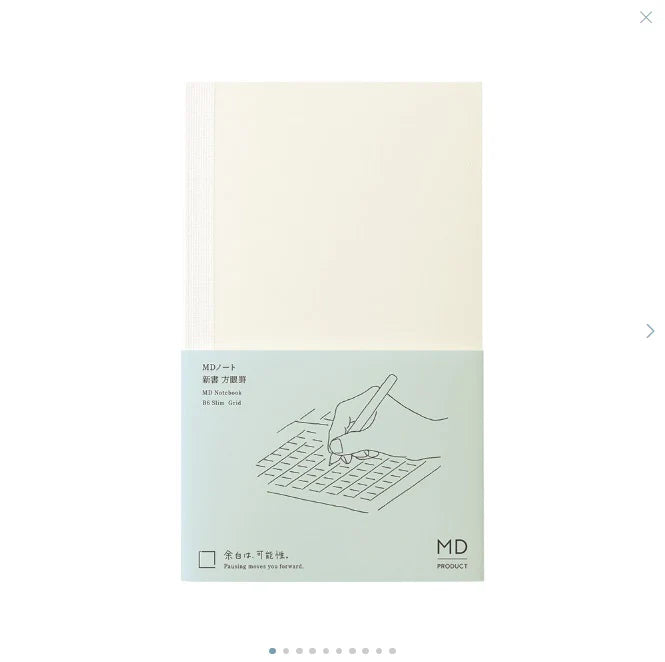 MD Notebook B6 Slim Grid B - The Stkr Store