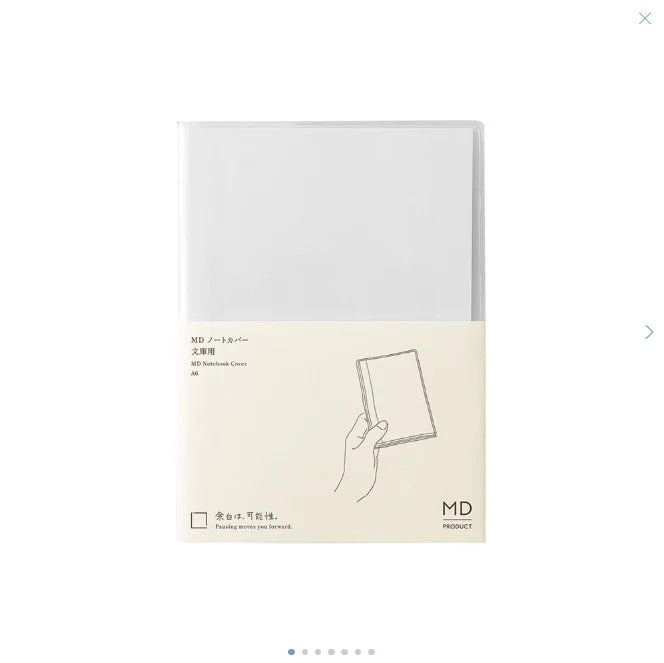 Midori MD Notebook Cover A6 Clear A6