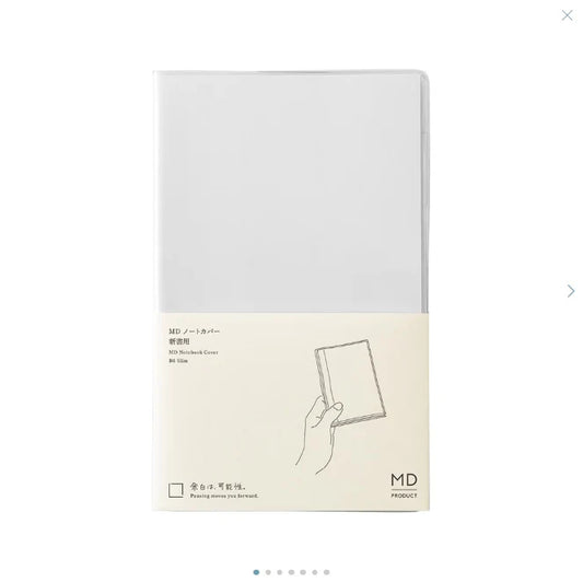 Midori MD Notebook Cover B6 Slim Clear A