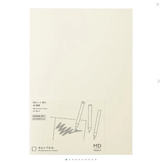 MD Notebook Thick A5 Blank A - The Stkr Store