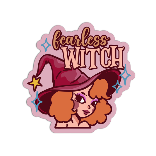 Fearless Witch Feminism Stickers