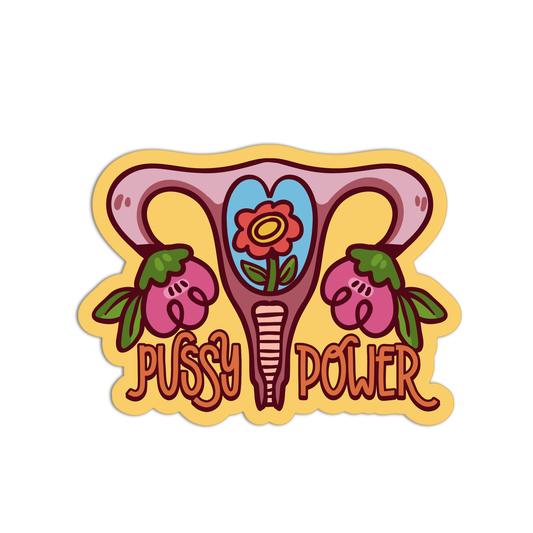 Pussy Power Feminism Stickers