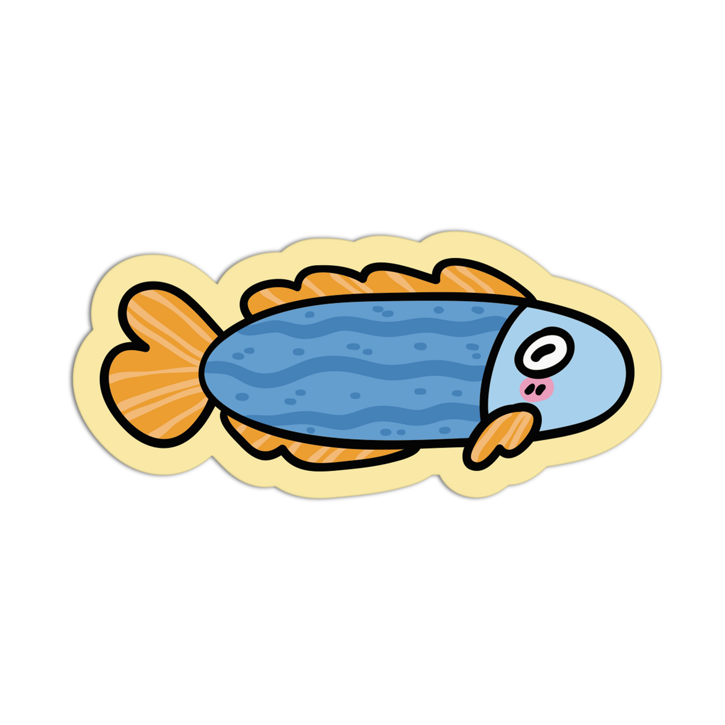 Wavy Blue Rockfish - Fishes Stickers