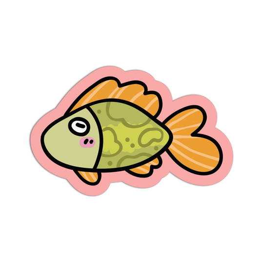 Mossy Green Snapper - Fishes Stickers