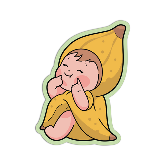 Cheeky Banana Fruit Babies Sticker