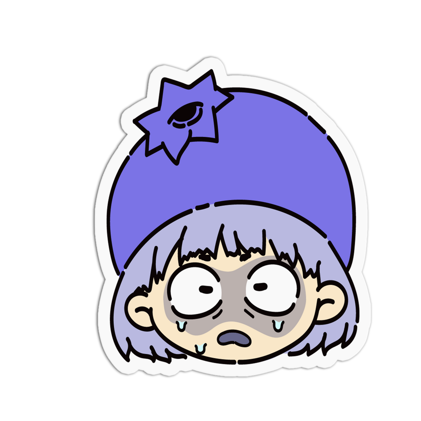Wild Blueberry Fruit Kids Sticker
