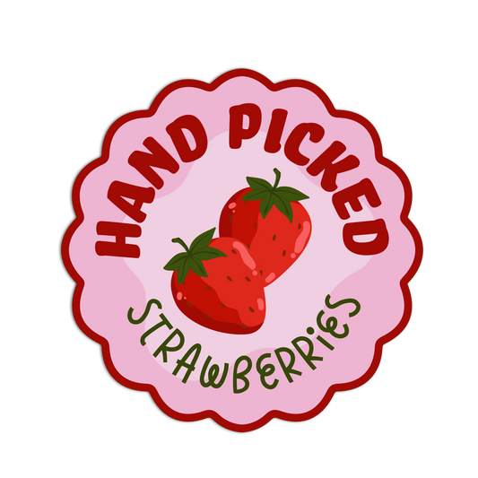 Strawberries – Fruit Label Sticker
