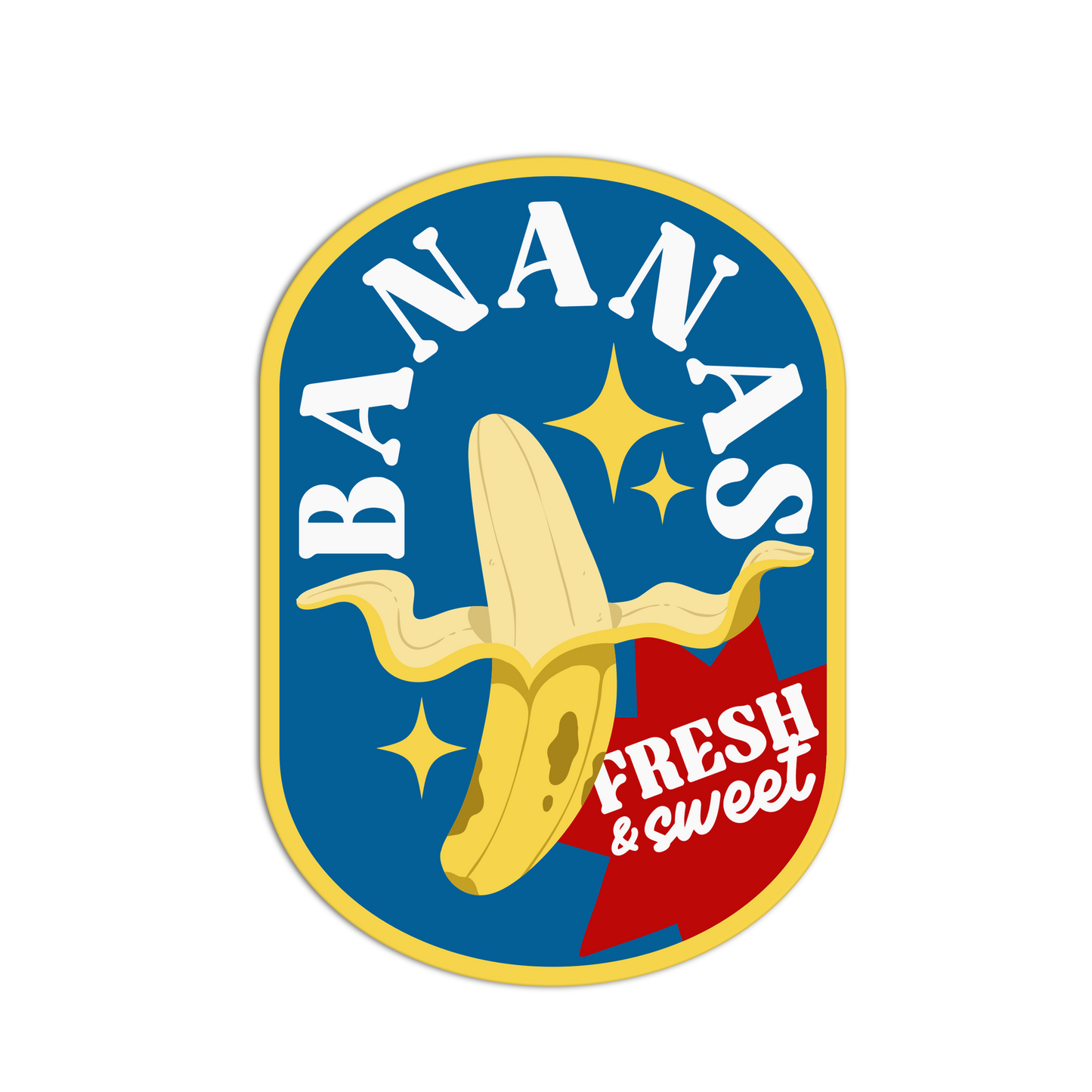 Bananas – Fruit Label Sticker