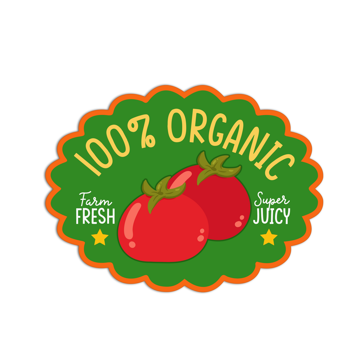 Tomato – Fruit Label Sticker