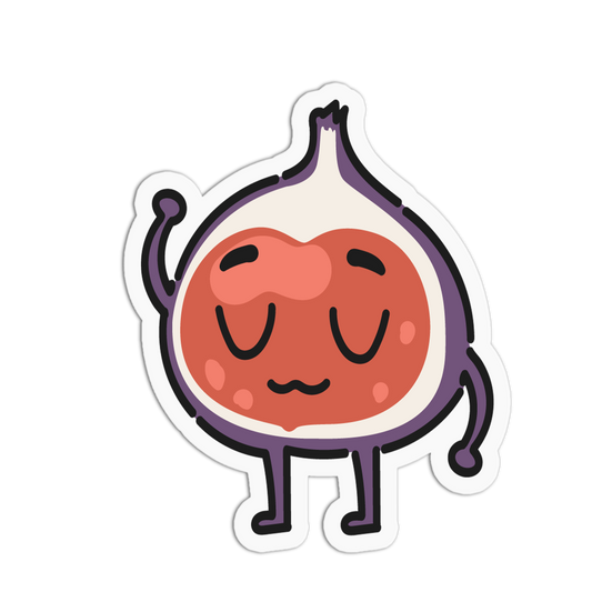 Sweet Fig Slice Fruits And Veggies Sticker