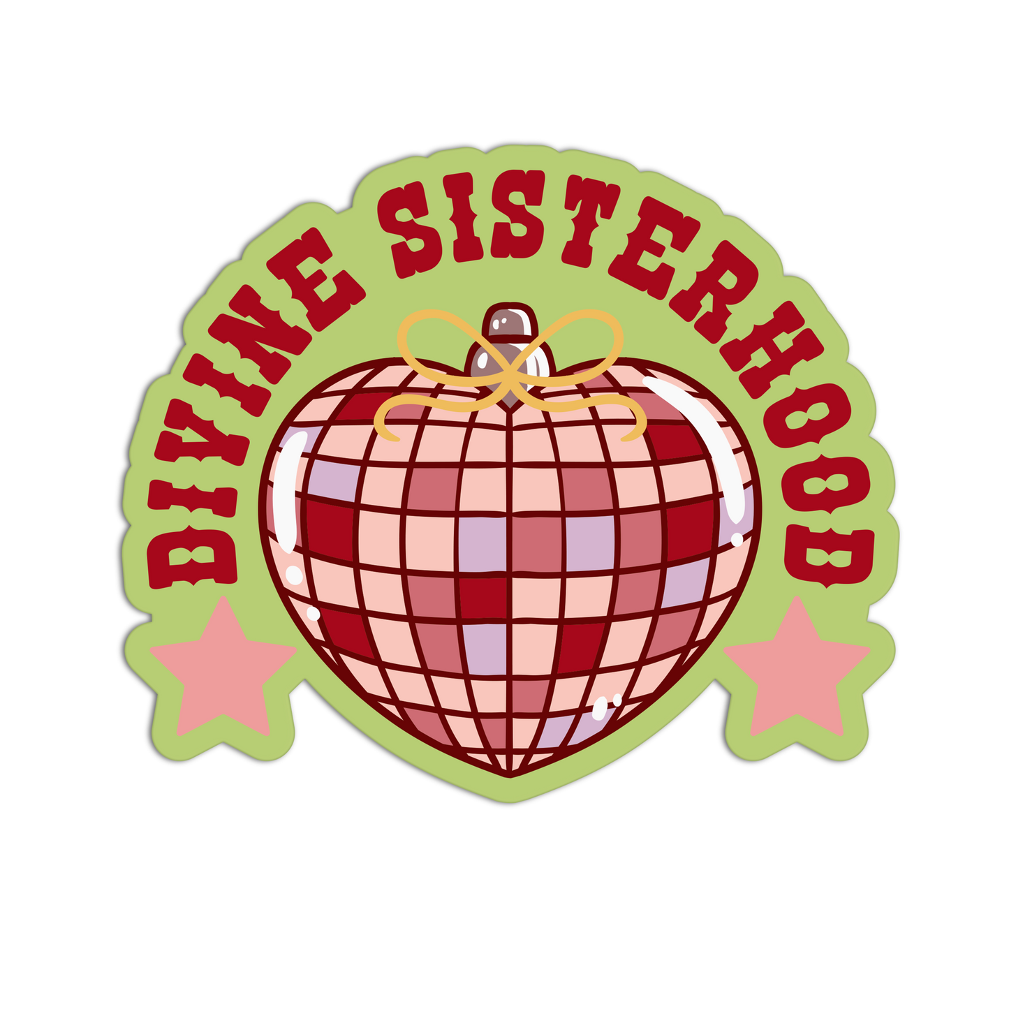 Divine Sisterhood Galentine's Sticker - The Stkr Store