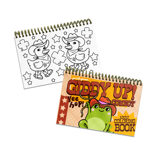 Giddy Up! Cowboy Coloring Book