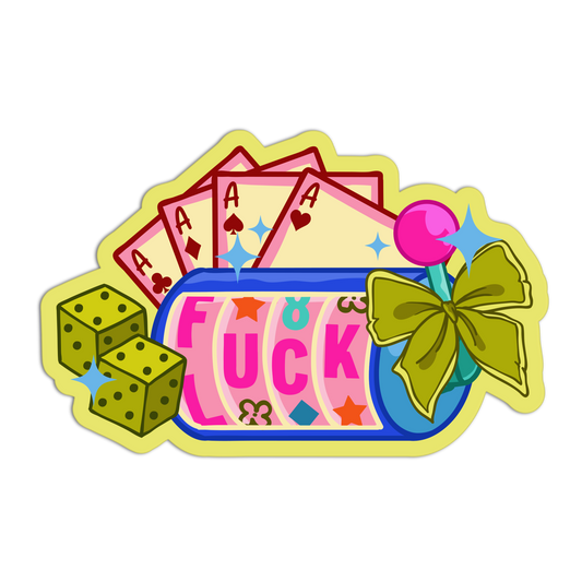 Girlie Gambling Stickers