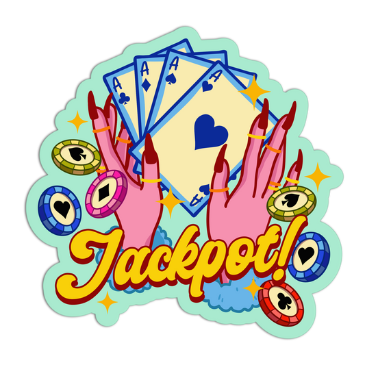 Girlie Gambling Stickers