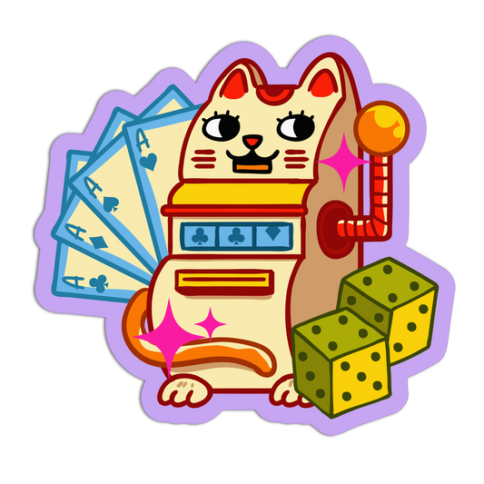 Girlie Gambling Stickers