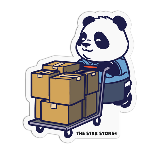 Bulk Delivery Panda - Shopping Bears Sticker