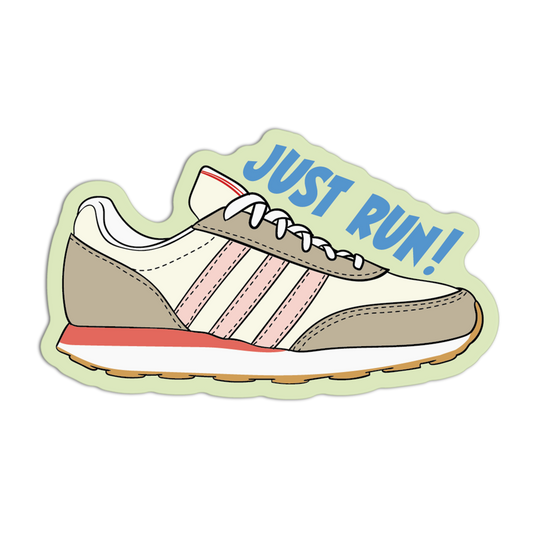 Just Run Gym Stickers