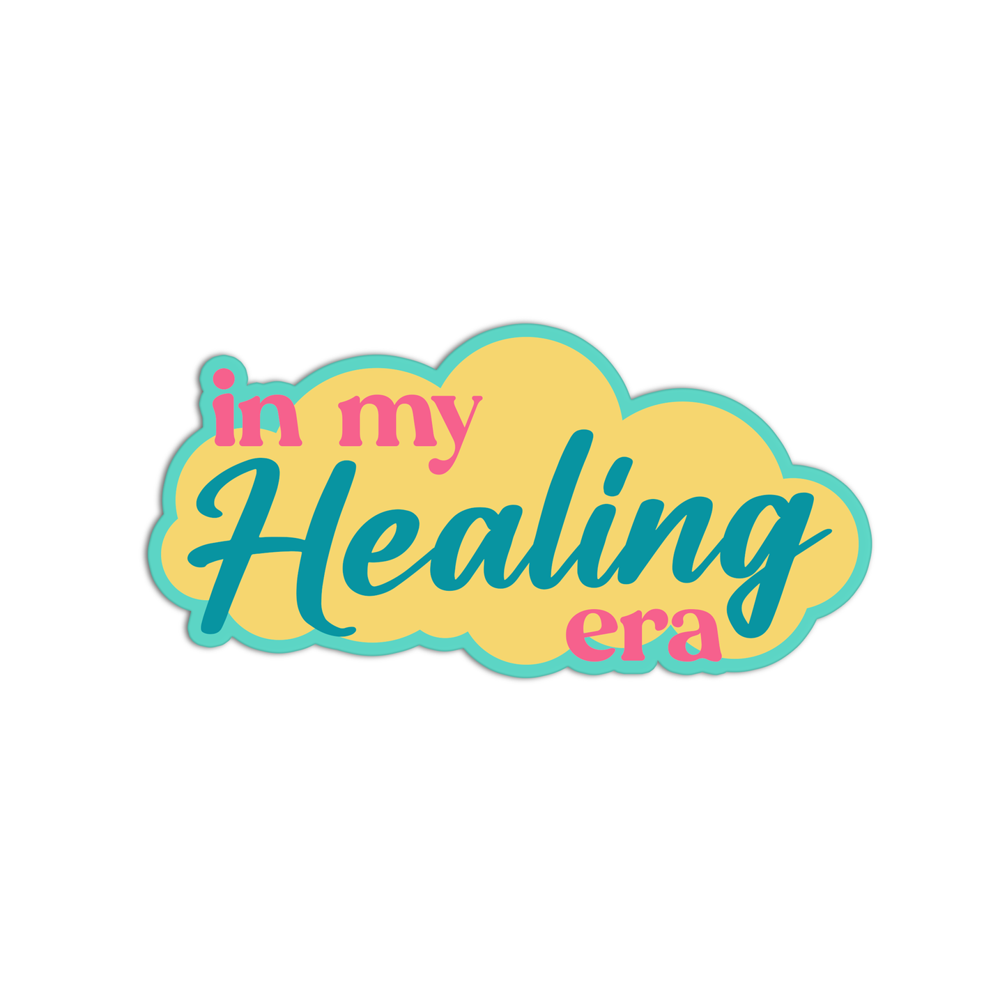 In my healing era Sticker