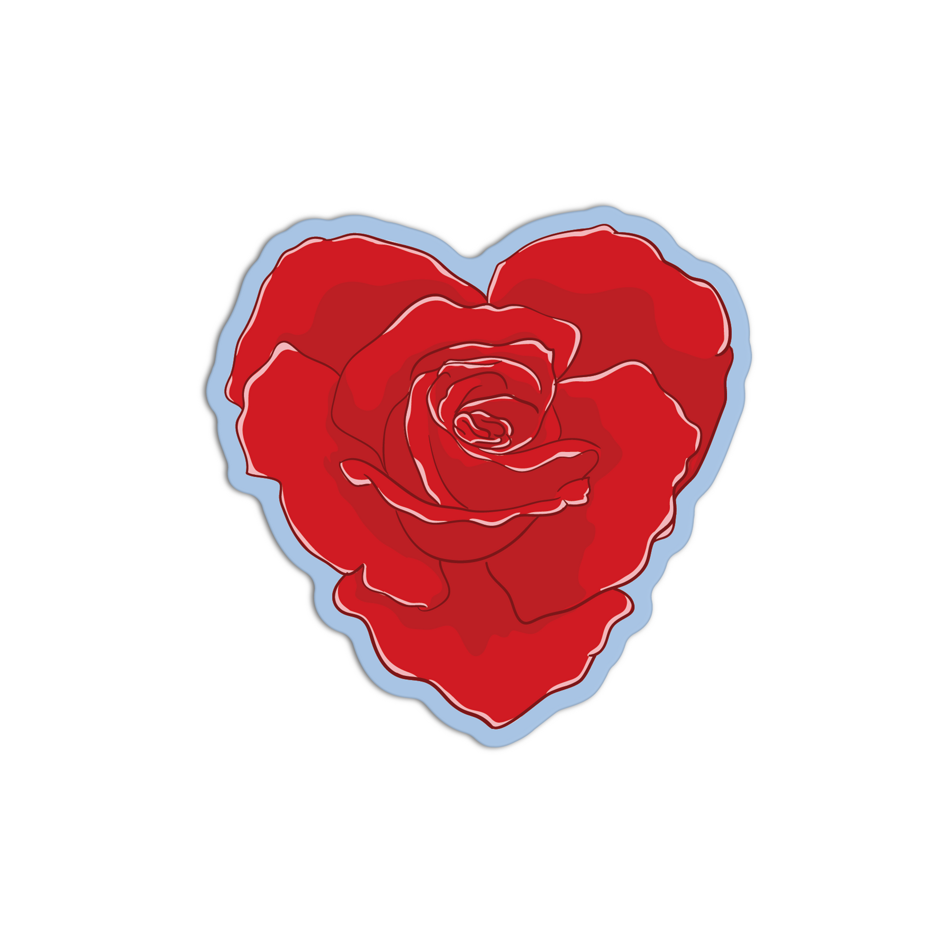 Heart Rose Roses Stickers