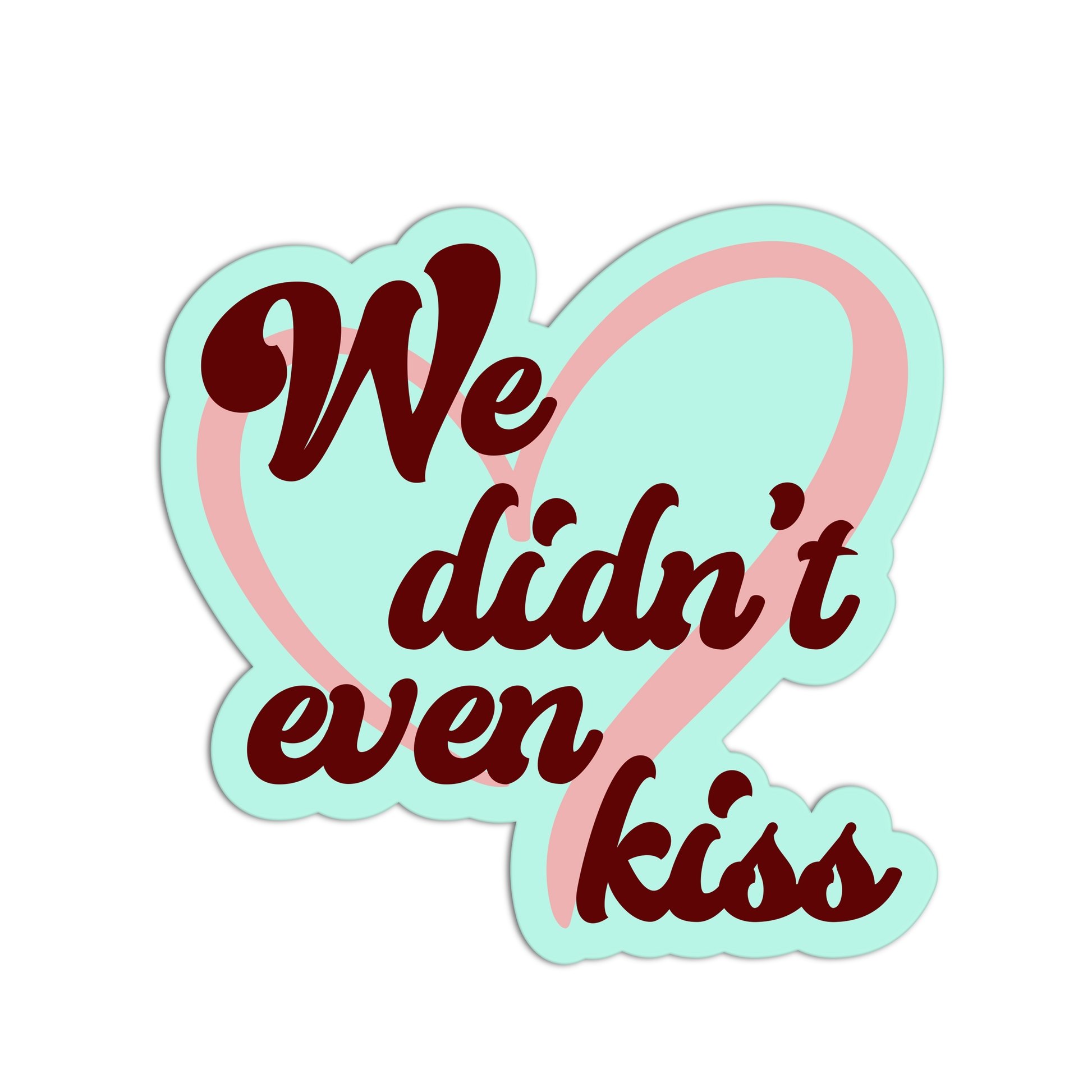 Heated Rivalry "No Kiss" Sticker - The Stkr Store