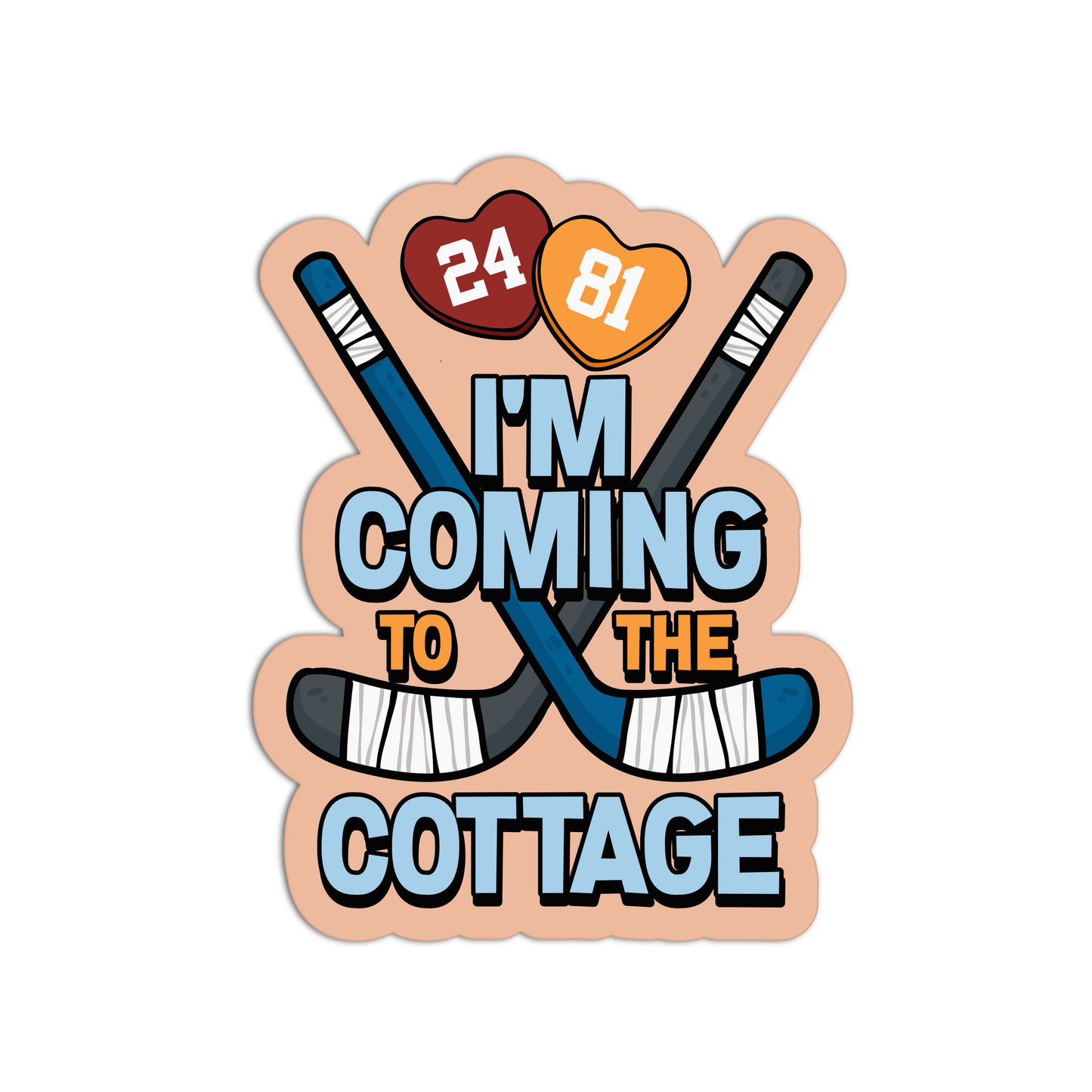 Heated Rivalry "Cottage" Sticker - The Stkr Store