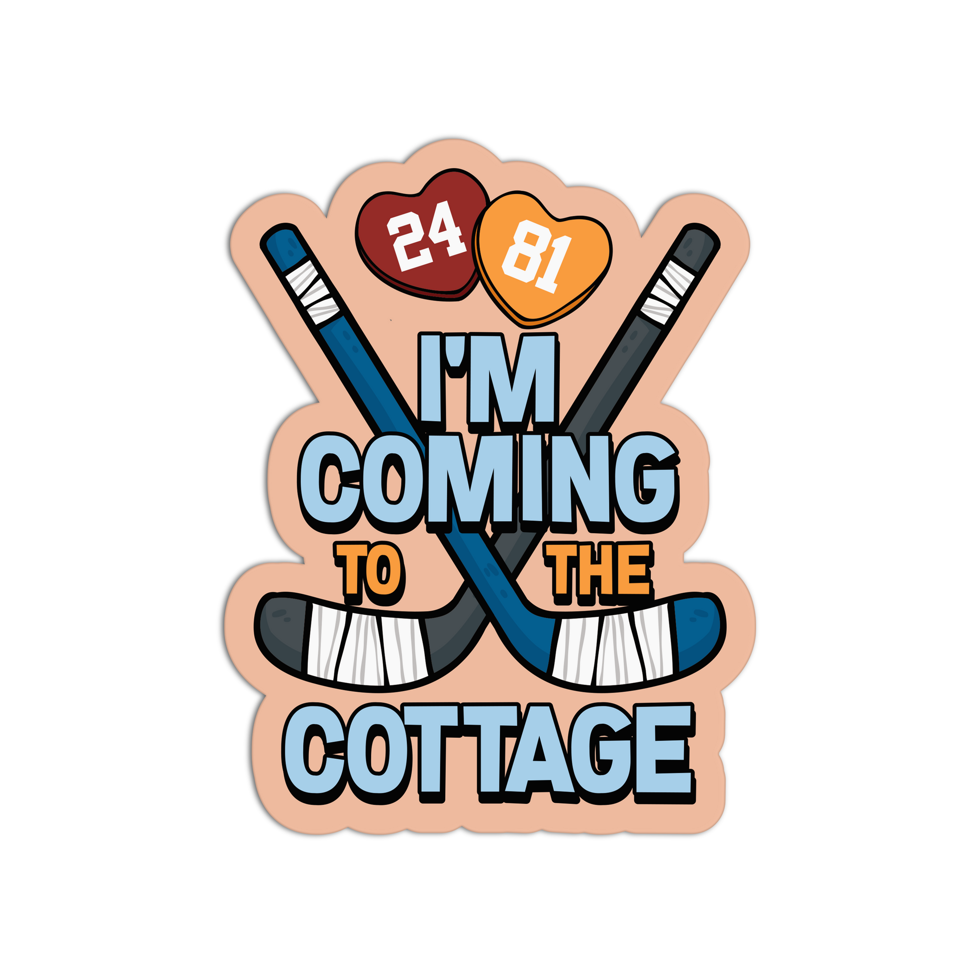 Heated Rivalry "Cottage" Sticker - The Stkr Store