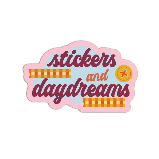 Stickers And Daydreams - Hippie Journal Sticker - The Stkr Store