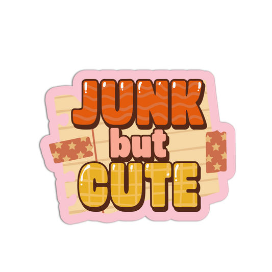 Junk But Cute - Hippie Journal Sticker - The Stkr Store