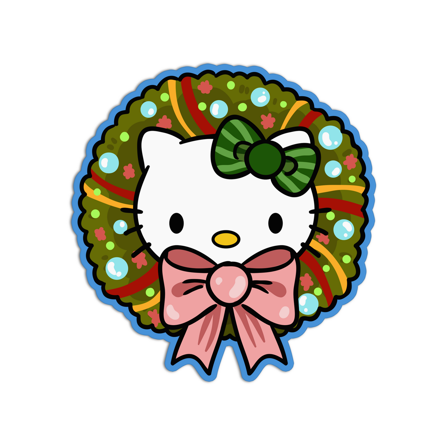 Hello Kitty Wreath