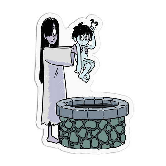 Samara & Toshio Horror Movies Sticker - The Stkr Store