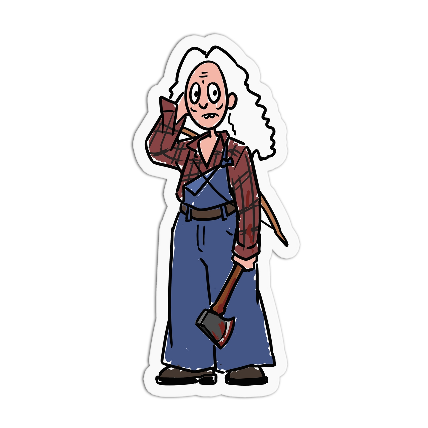 Pearl Cabin Horror Movies Sticker - The Stkr Store