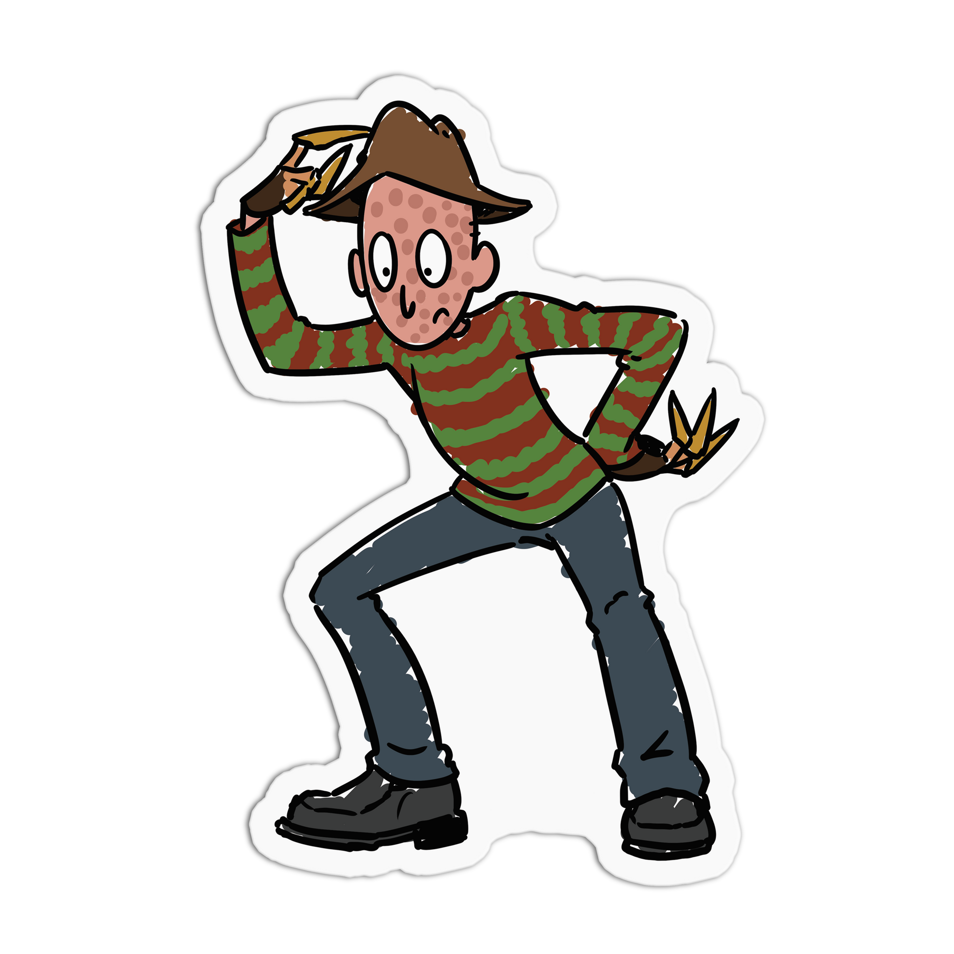 Nightmare Doodad Horror Movies Sticker - The Stkr Store