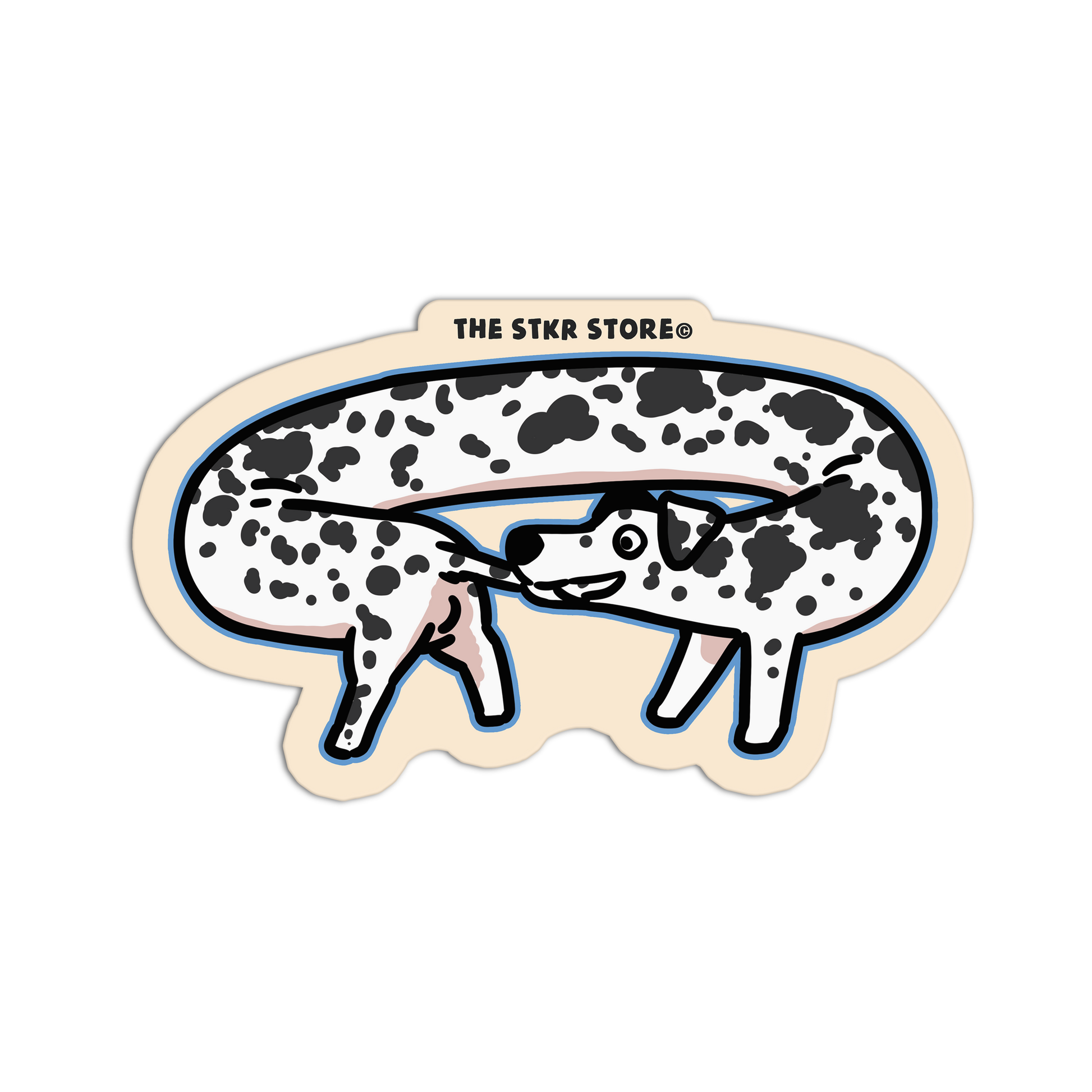 Infinite Dalmatian - Hot Dog Stickers - The Stkr Store
