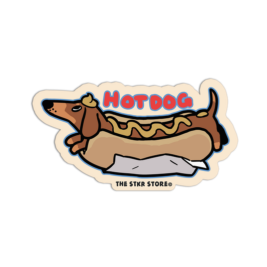Literal Hot Dog- Hot Dog Stickers - The Stkr Store