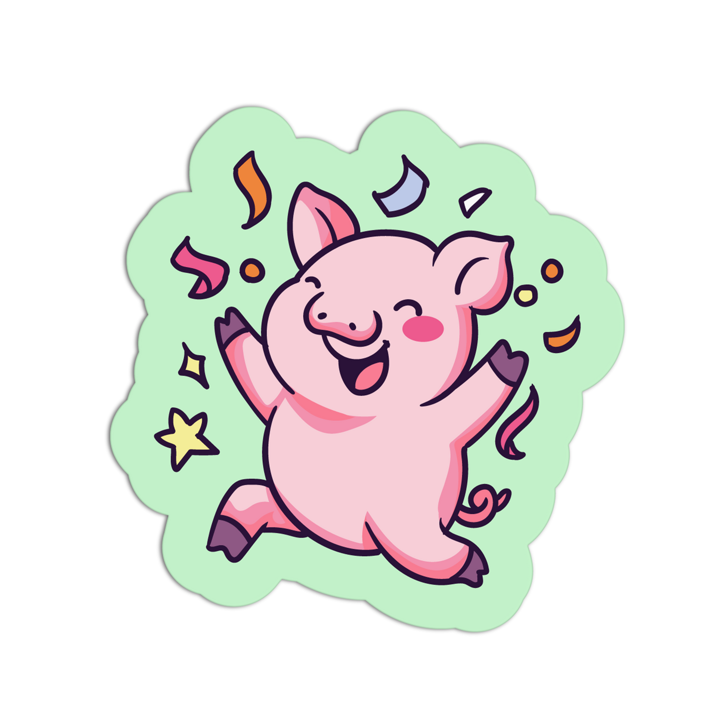 Confetti Cheer Humming It Up Sticker - The Stkr Store