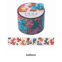 King Jim Soda Transparent Masking Tape - Balloon Animal