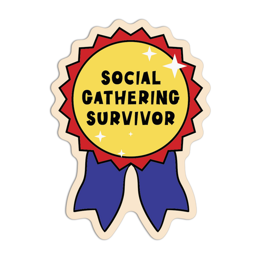 Social Gathering Survivor Introvert Stickers