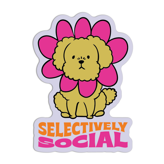 Selectively Social Introvert Stickers