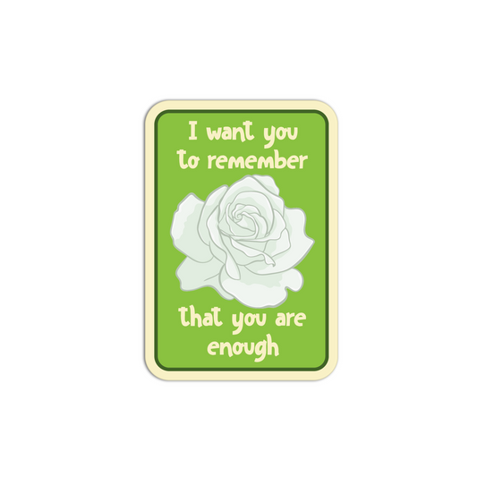 I want you to remember Roses Stickers